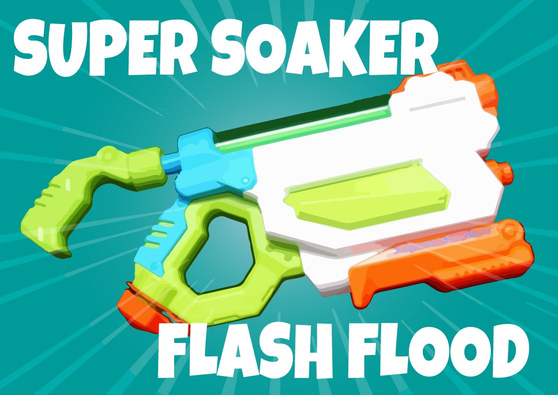 レビュー スーパーソーカー フラッシュフルード 2段構えの高火力水鉄砲 ただし燃費は最悪